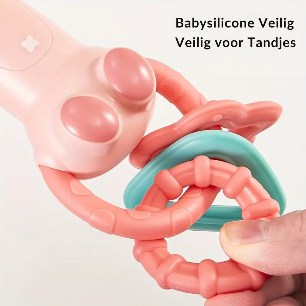 Sensorix Baby Rammelaar – Veilig & Educatief Speelgoed voor Zintuiglijke Ontwikkeling More For Mini