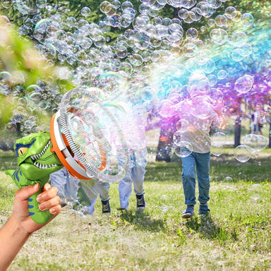 Dino Såpbubblemaskin för Barn – Automatisk Bubbelmaskin för Utomhusskoj från 3 År More For Mini