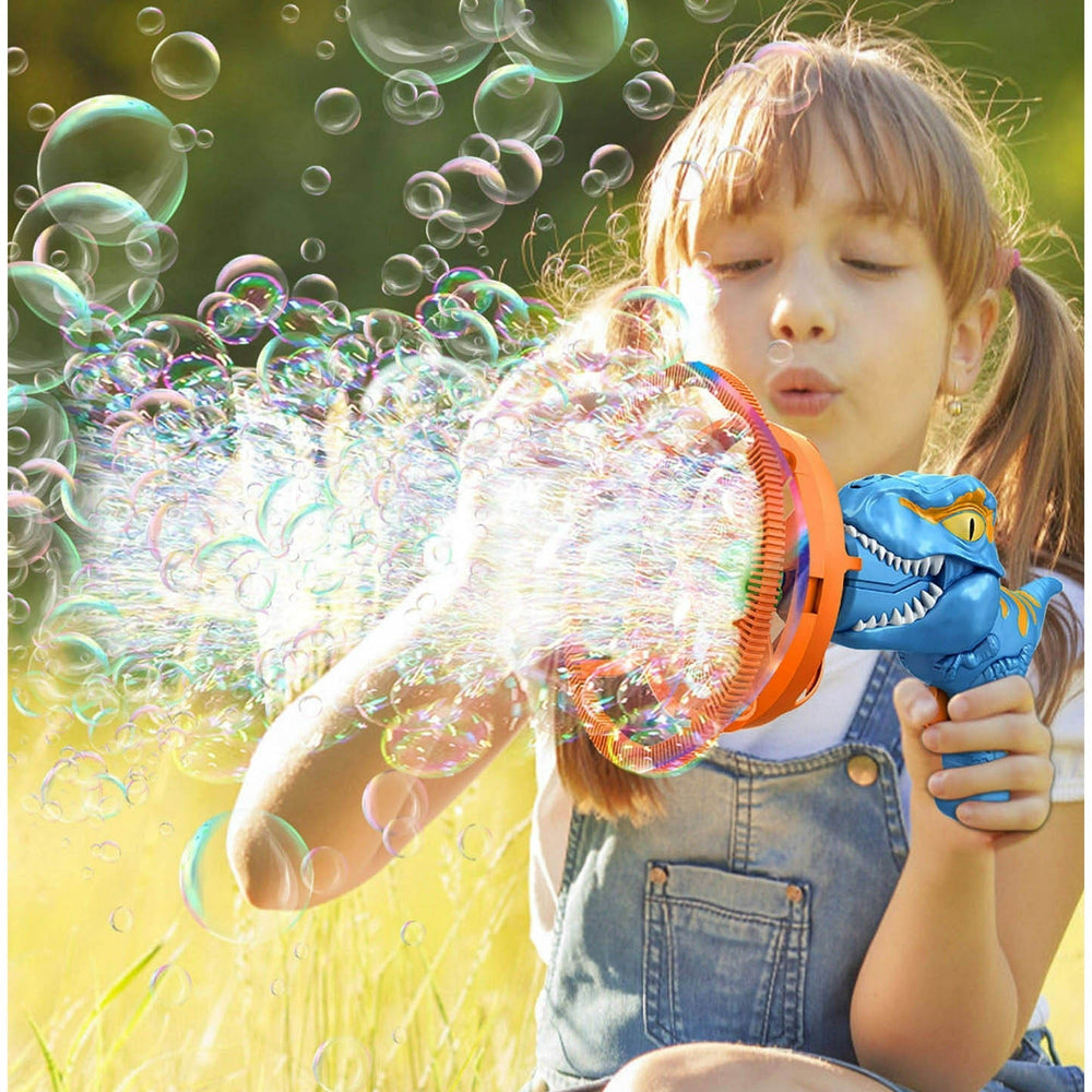 Dino Såpbubblemaskin för Barn – Automatisk Bubbelmaskin för Utomhusskoj från 3 År More For Mini