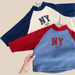 Tröja med fleece – CityStyle Unisex, Blå/Vit, Bomull, Storlek 0–6 år More For Mini
