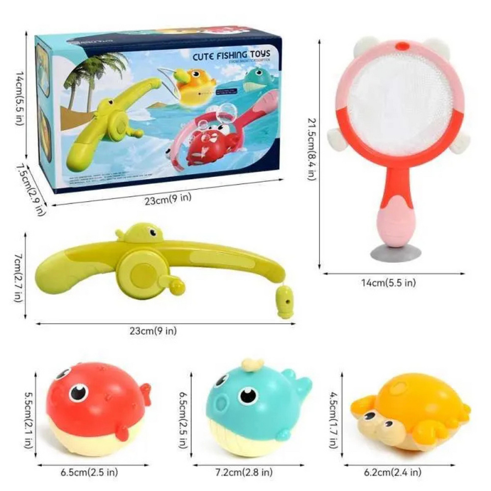 Magnetisch Badvisspel met Licht | Leuk & Leerzaam Badspeelgoed voor Peuters More For Mini