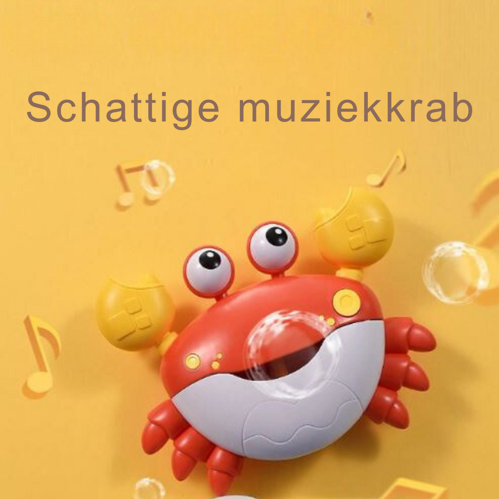 Badbubbelkrabba med Musik – Interaktiv Badleksak för Småbarn More For Mini