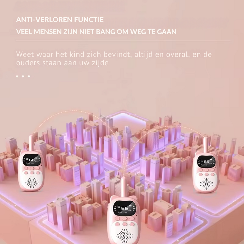 Oplaadbare Walkie Talkies voor Kinderen – Bereik 3 km | Speel & Verken Samen More For Mini