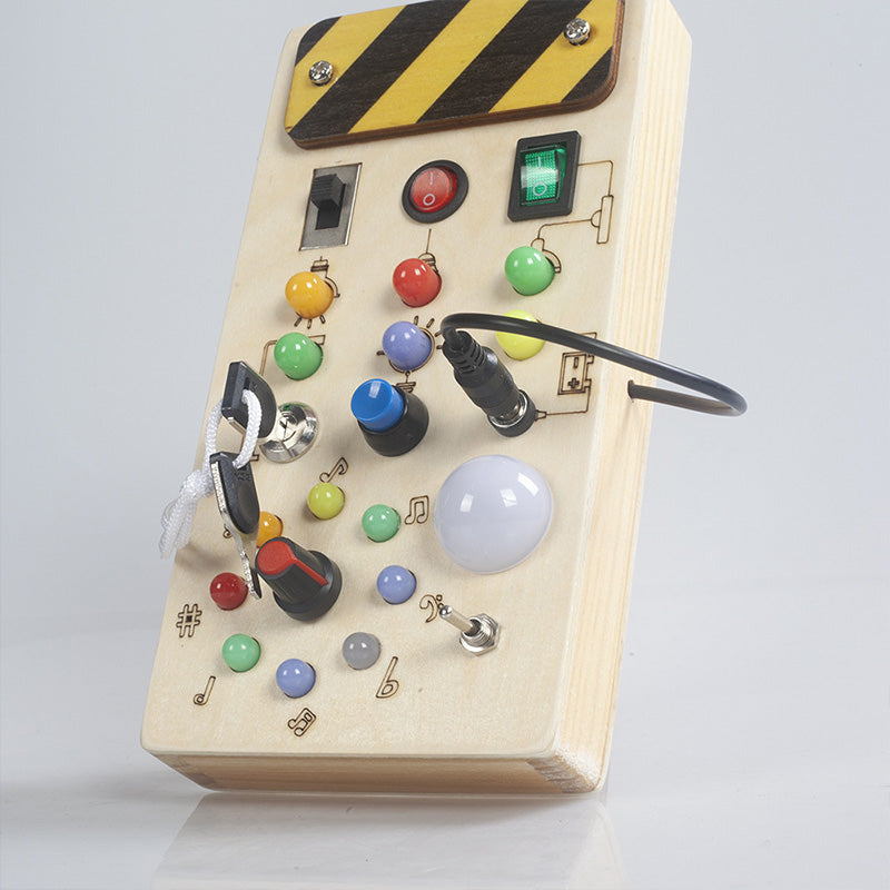 Interactief Houten Speelpaneel voor Peuters – Educatief & Veilig Ontdekken More For Mini