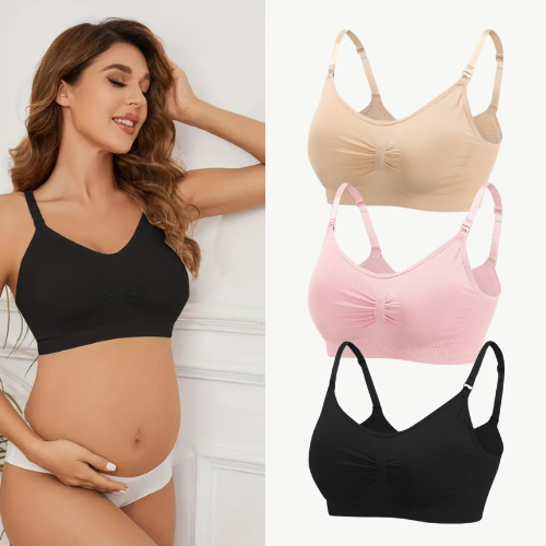 ComfortFit Voedingsbeha Set – Zacht, Ademend en Ondersteunend voor Moeders More For Mini