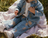 Kinder Spijkerjasje met Citroenprint – Blauw Denim Jasje 0-8 Jaar | Comfortabel & Unisex More For Mini