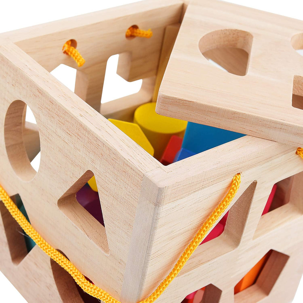 ShapeMaster™ Träformspel för Småbarn – Främjar Färg- och Formigenkänning | Pedagogiskt Leksak More For Mini