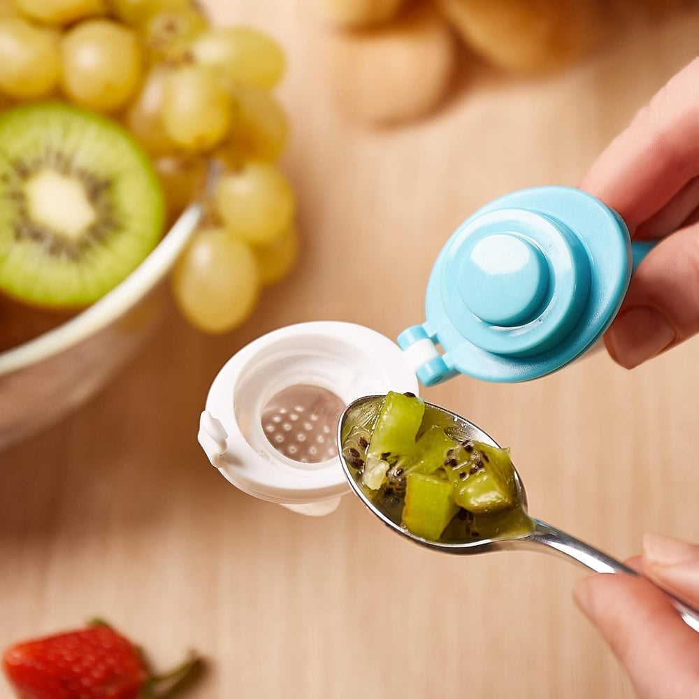 Säker matningsnapp för bebisar – 1+1 gratis – FruityBite från LiloBébé | Perfekt för första smakportioner och vid tandsprickning More For Mini