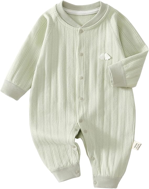 Baby Pyjamas Bomullssovdräkt – Mjuk & Bekväm | 0-18 mån More For Mini