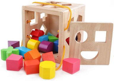 ShapeMaster™ Houten Vormenspel voor Peuters – Bevorder Kleur- en Vormherkenning | Educatief Speelgoed More For Mini