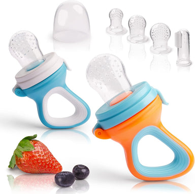 Säker matningsnapp för bebisar – 1+1 gratis – FruityBite från LiloBébé | Perfekt för första smakportioner och vid tandsprickning More For Mini
