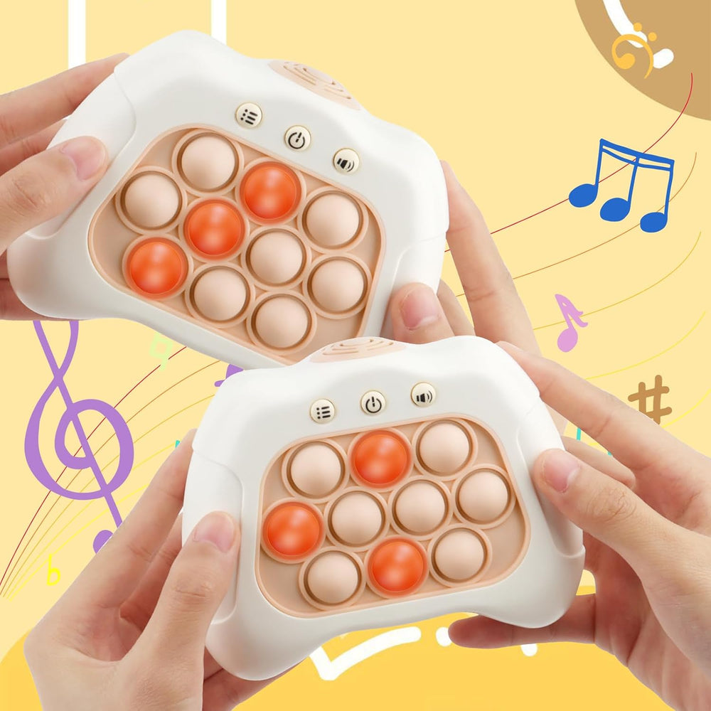 ReflexClick Reaktionsspel för Barn – Stimulerar Reflexer & Koncentration | Pedagogiskt Pop-It Spel med Ljus och Ljud More For Mini