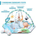 SensoryHaven™ 8-i-1 babylekmatta med 6 leksaker – Stimulerar sinnen och motorik för bebisar More For Mini