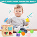 ShapeMaster™ Houten Vormenspel voor Peuters – Bevorder Kleur- en Vormherkenning | Educatief Speelgoed More For Mini