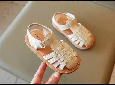 Geweven Kindersandalen – Maat 21-29 | Lichtgewicht & Ademend | Klittenband & Antislipzool More For Mini