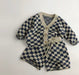 Zomerse Gebreide Kinder Short Set - Baby Peuter Kleuter Kinderen, Blauw/Beige, Katoen, Maat 0-7 Jaar More For Mini
