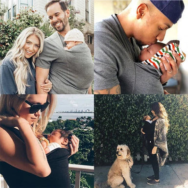 Comfortabel Draagshirt voor Baby’s – Makkelijk Aan, Altijd Dichtbij & Veilig More For Mini