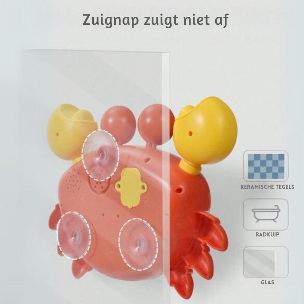 Badbubbelkrabba med Musik – Interaktiv Badleksak för Småbarn More For Mini