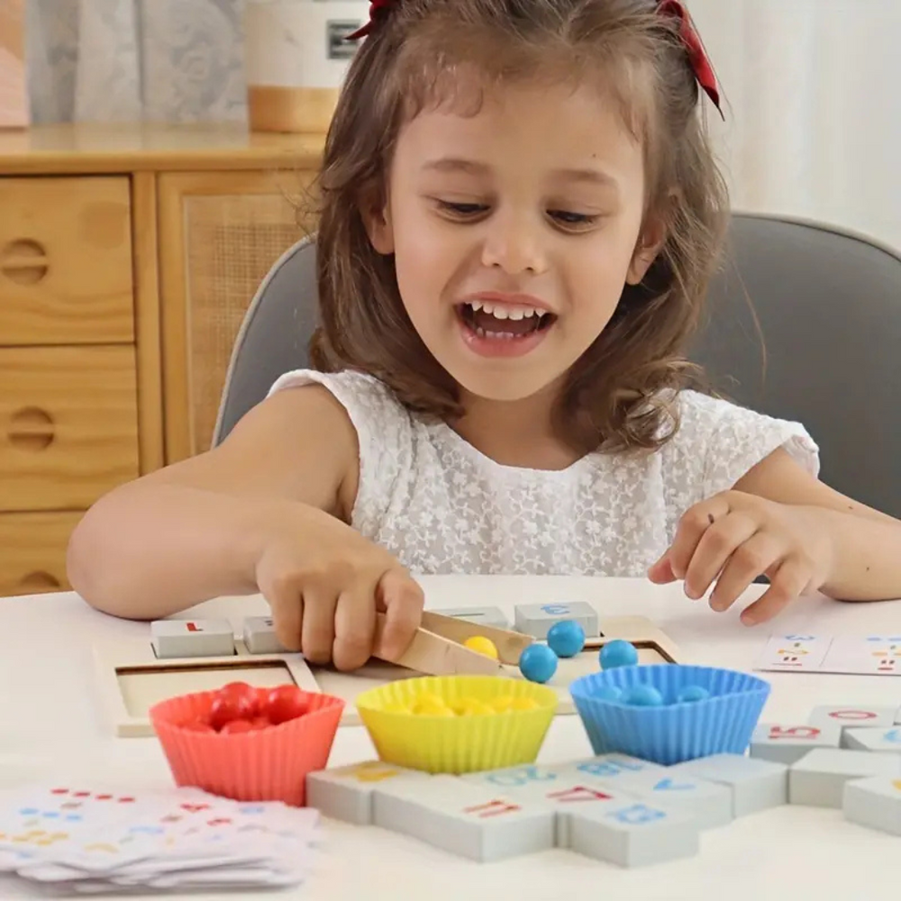 Pedagogiskt Montessori Räkne- och Sorteringsspel för Småbarn – Köp Lärande Leksak More For Mini