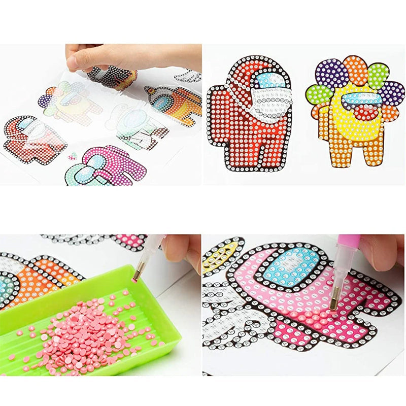 Diamantmålning för Barn – Kreativt DIY Pysselset från 5 År | SparklePix More For Mini