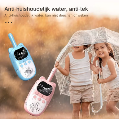 Uppladdningsbara Walkie Talkies för Barn – Räckvidd 3 km | Lek & Utforska Tillsammans More For Mini