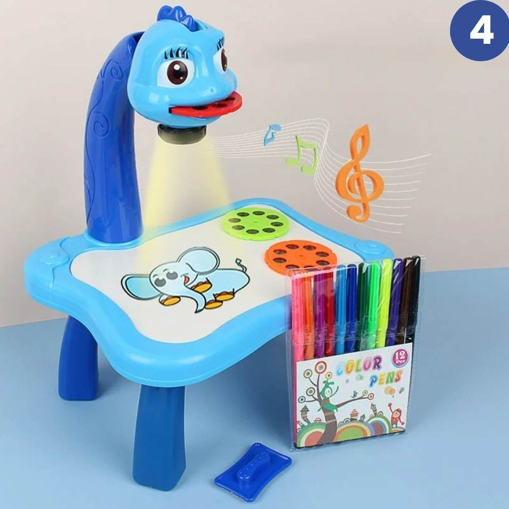 ArtLight Projectietekentafel voor Kinderen - Creatief Teken Speelgoed voor 3+ Jaar met Projector en Schilderstiften More For Mini