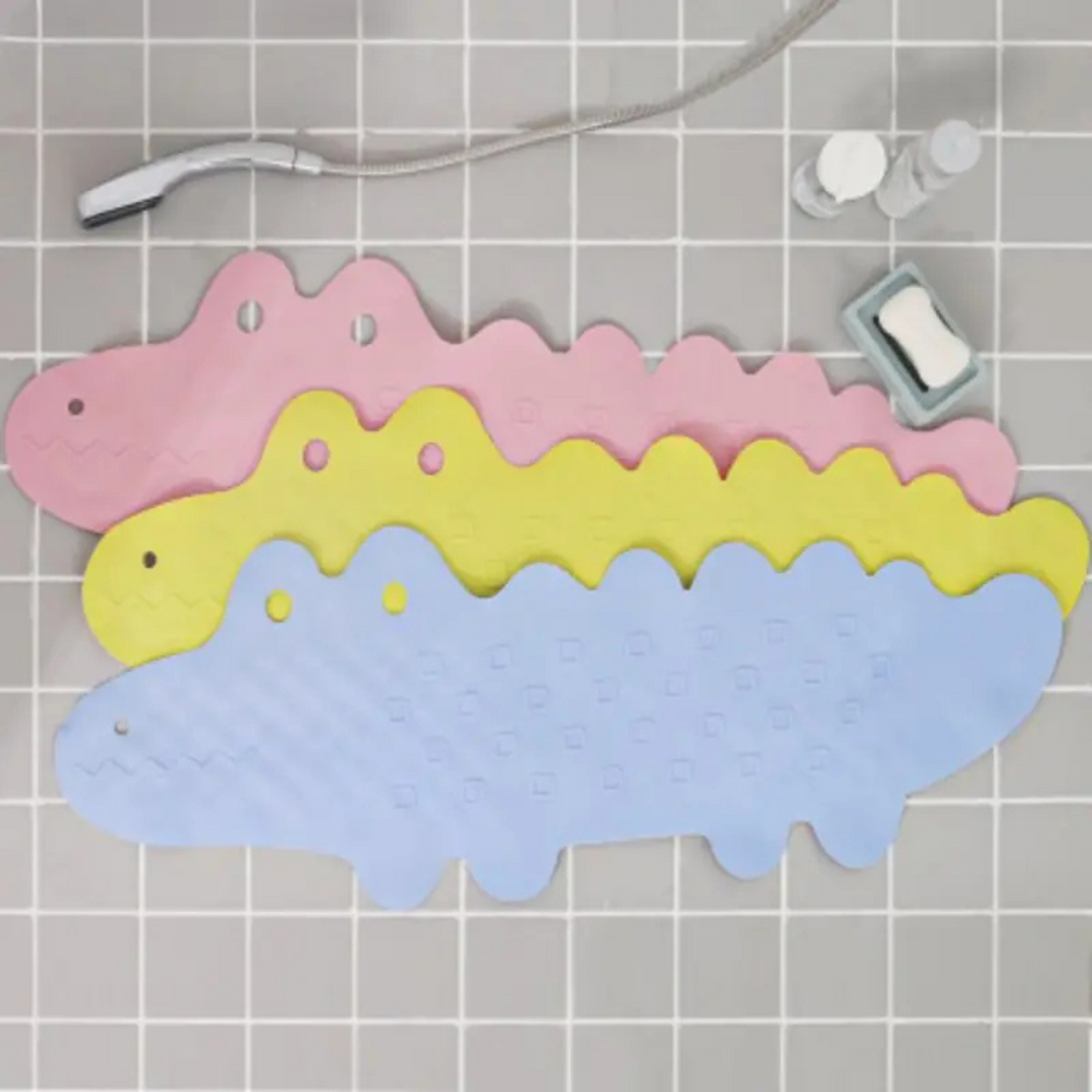 Veilige Anti-Slip Badmat Kinderbad | SplashSafe Krokodil Design | Stevig & Duurzaam More For Mini