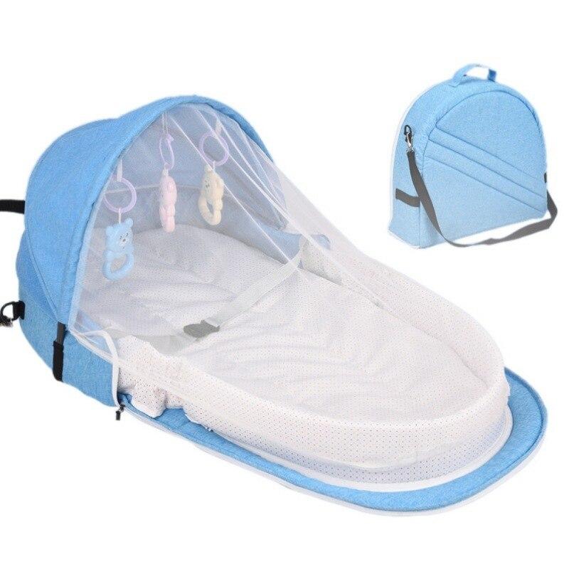 LittleNest Opvouwbaar Baby Reisbed – Lichtgewicht, Met Muskietennet & Zonnescherm More For Mini