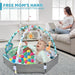 SensoryHaven™ 8-i-1 babylekmatta med 6 leksaker – Stimulerar sinnen och motorik för bebisar More For Mini