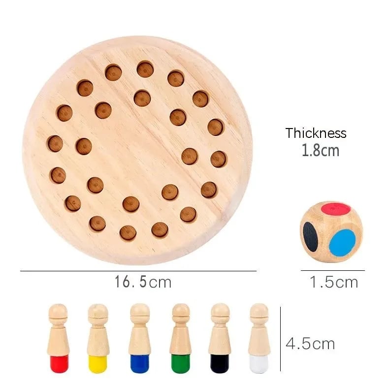 Houten Geheugenspel voor Kinderen – Leerzaam en Interactief Memory Spel 3+ Jaar More For Mini