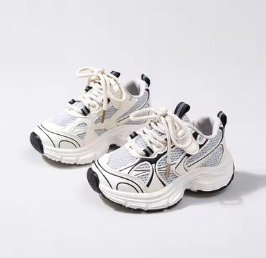 Barnsneakers Svart Vit Utan Skosnören – Storlek 26–33 | Lättvikt & Andas | Unisex Sportskor More For Mini