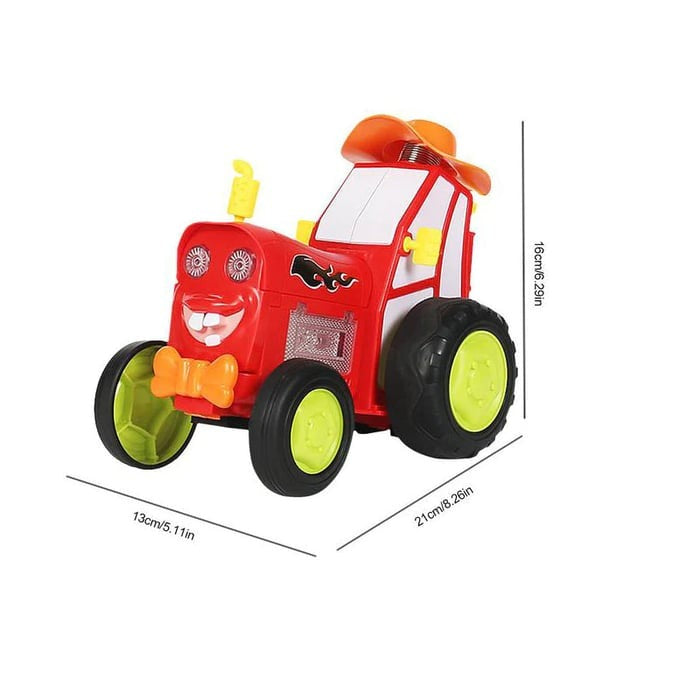 TurboTwist Stuntwagen – Radiografisch Bestuurbaar met Lichteffecten & Muziek – 360° Flips en Dansende Bewegingen More For Mini