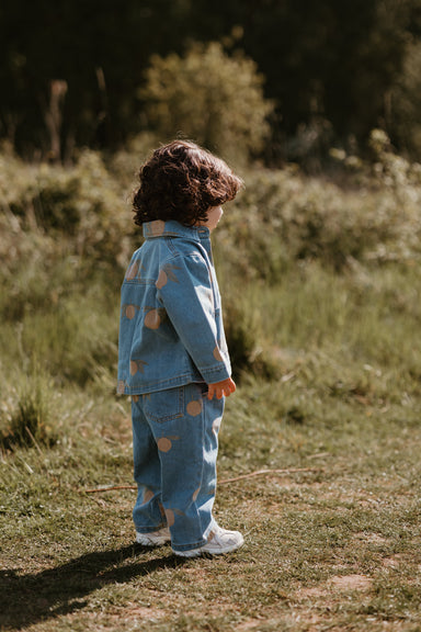 Citroen-jeans 0–8 år – Mjuk Stretchdenim med Resårmidja | Unisex Barnbyxa More For Mini
