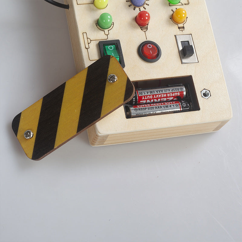 Interactief Houten Speelpaneel voor Peuters – Educatief & Veilig Ontdekken More For Mini