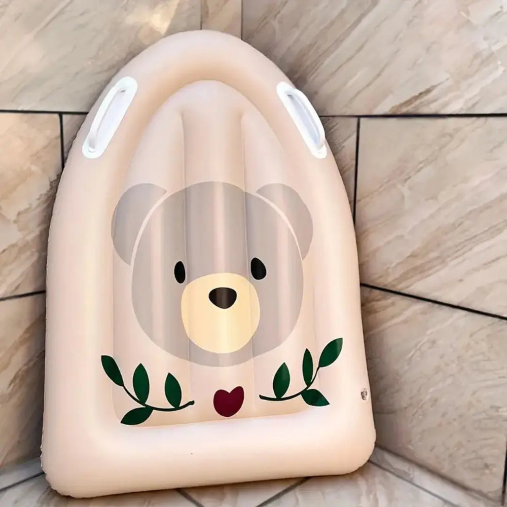 Uppblåsbar Surfbräda för Barn med Handtag | Tecknad Simbräda för Strand & Pool – SplashJoy More For Mini
