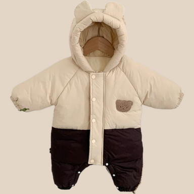 Jumpsuit/Overall – Björn Baby, Beige, Polyester, Storlek 0–2 år More For Mini