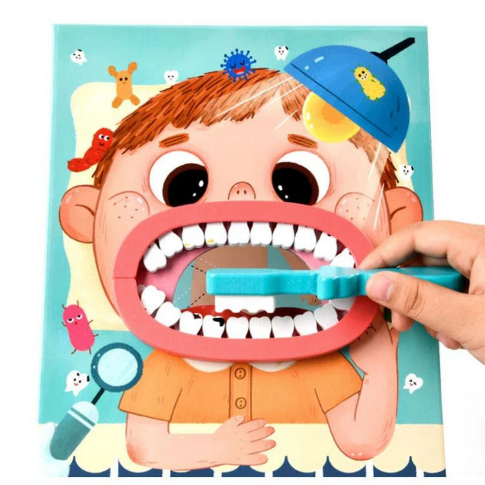 Dr. Dentist Speelset – Educatief Rollenspel voor Kinderen met Tandartsinstrumenten More For Mini