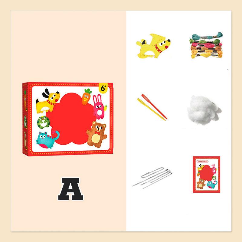 Creatieve Naaikit voor Kinderen – Complete Dieren Knutselset met Garen & Naalden (5+ jaar) More For Mini