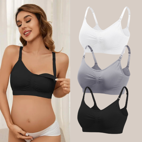 ComfortFit Voedingsbeha Set – Zacht, Ademend en Ondersteunend voor Moeders More For Mini