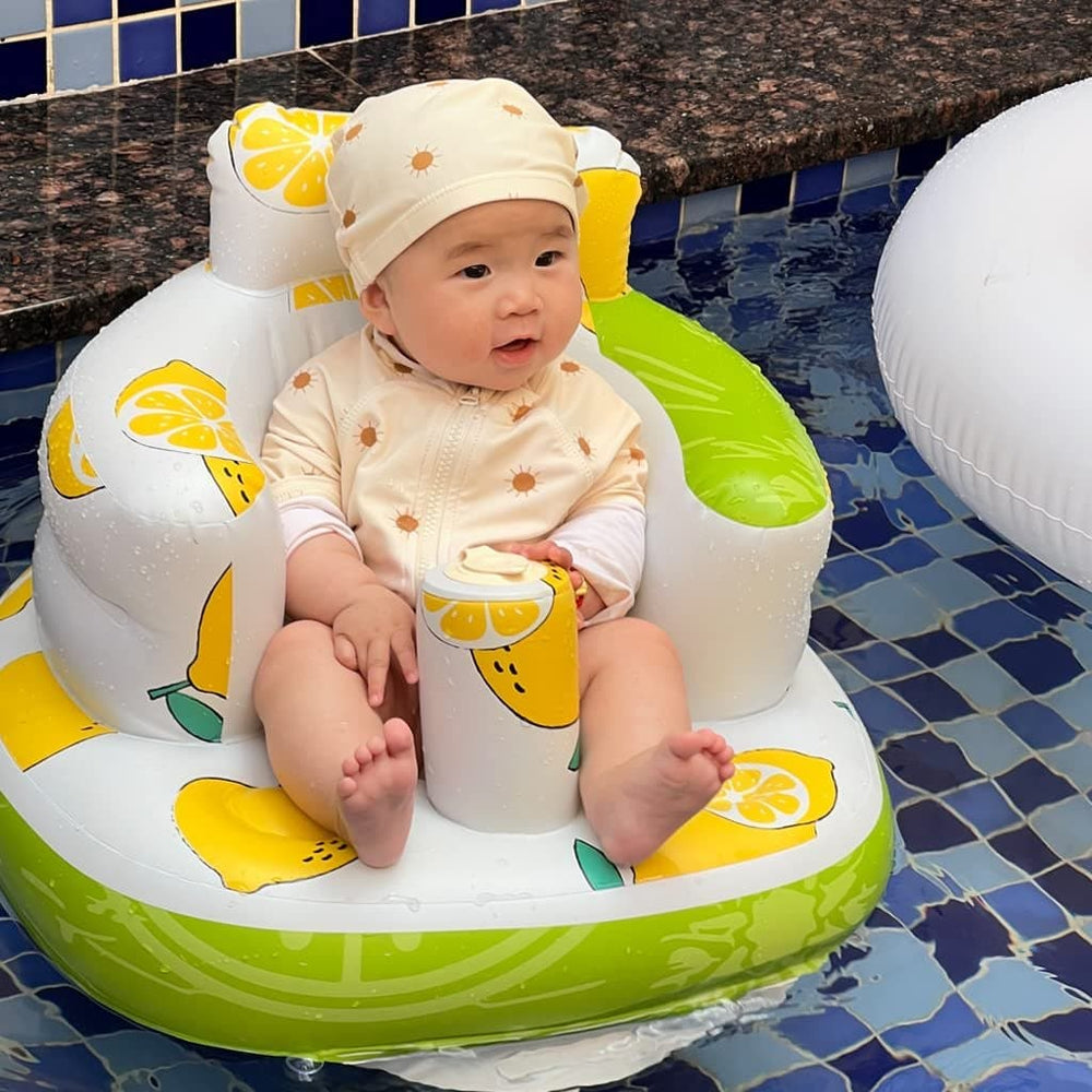 Bekväm uppblåsbar babystol / småbarnsstol – Perfekt för lek och matning, 0–3 år More For Mini