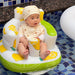 Bekväm uppblåsbar babystol / småbarnsstol – Perfekt för lek och matning, 0–3 år More For Mini