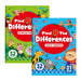Hitta Skillnaden Aktivitetsbok – 2-Pack Pedagogisk Pusselbok för Barn More For Mini
