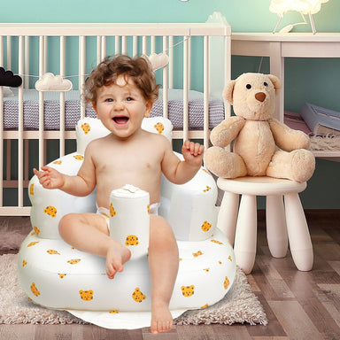 Bekväm uppblåsbar babystol / småbarnsstol – Perfekt för lek och matning, 0–3 år More For Mini