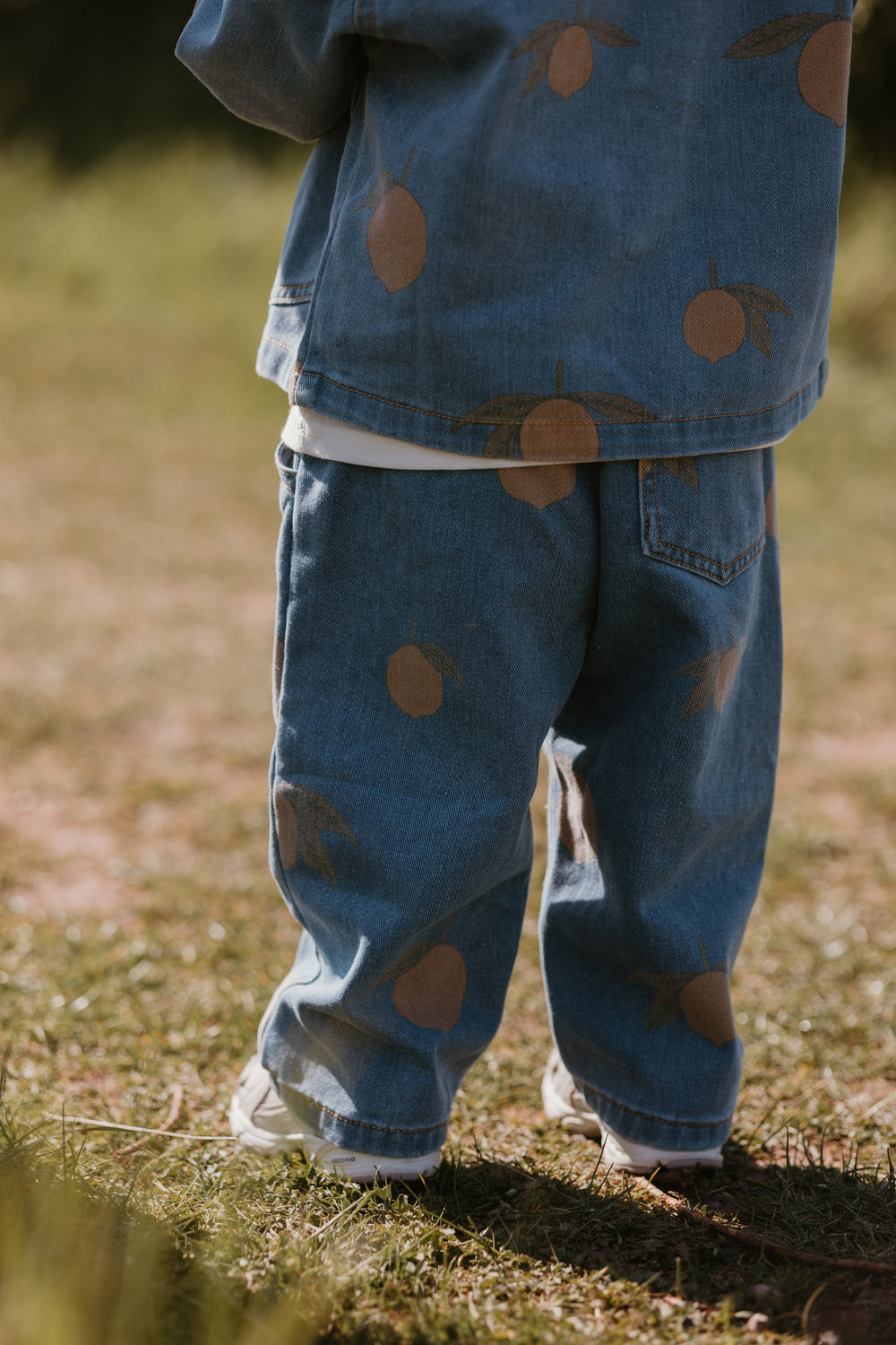 Citroen-jeans 0–8 år – Mjuk Stretchdenim med Resårmidja | Unisex Barnbyxa More For Mini