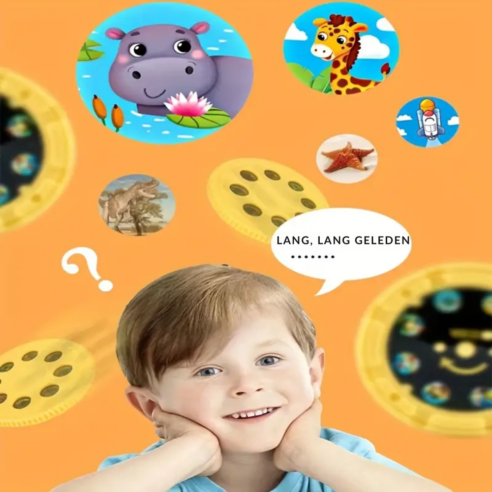 Verhalenprojector Zaklamp voor Kinderen – 32 Dia's | Educatief & Magisch Bedtijd Speelgoed More For Mini