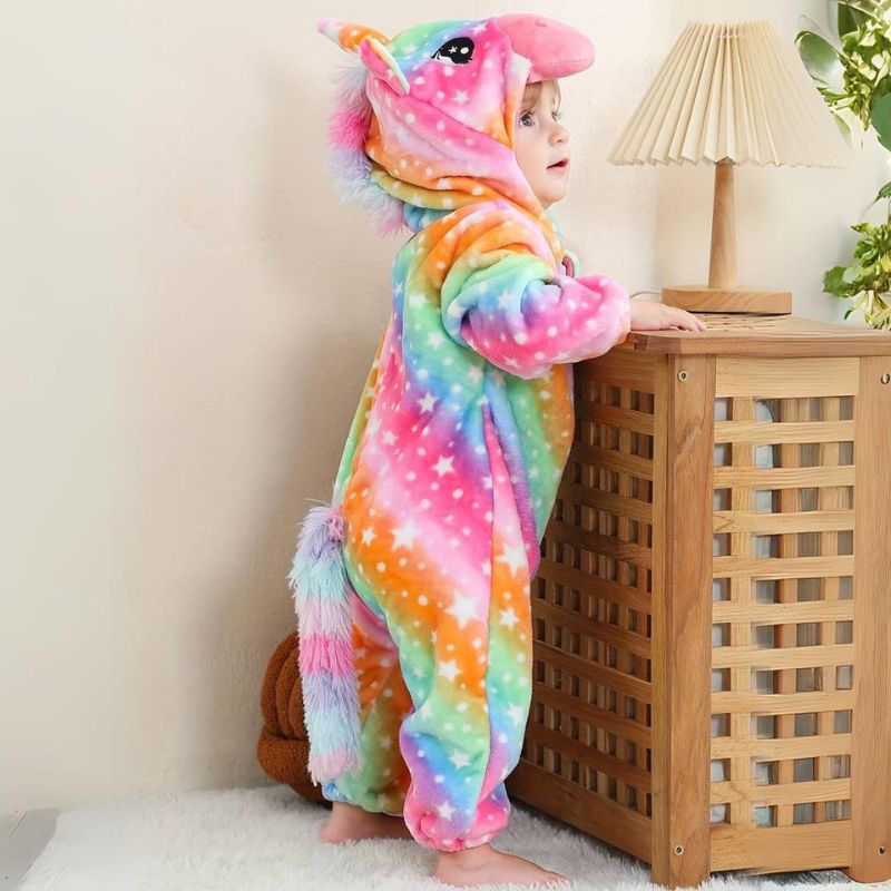 KleinWild Baby Peuter Kind Jumpsuit Dierenthema – Zacht, Veilig & Perfect Cadeau More For Mini