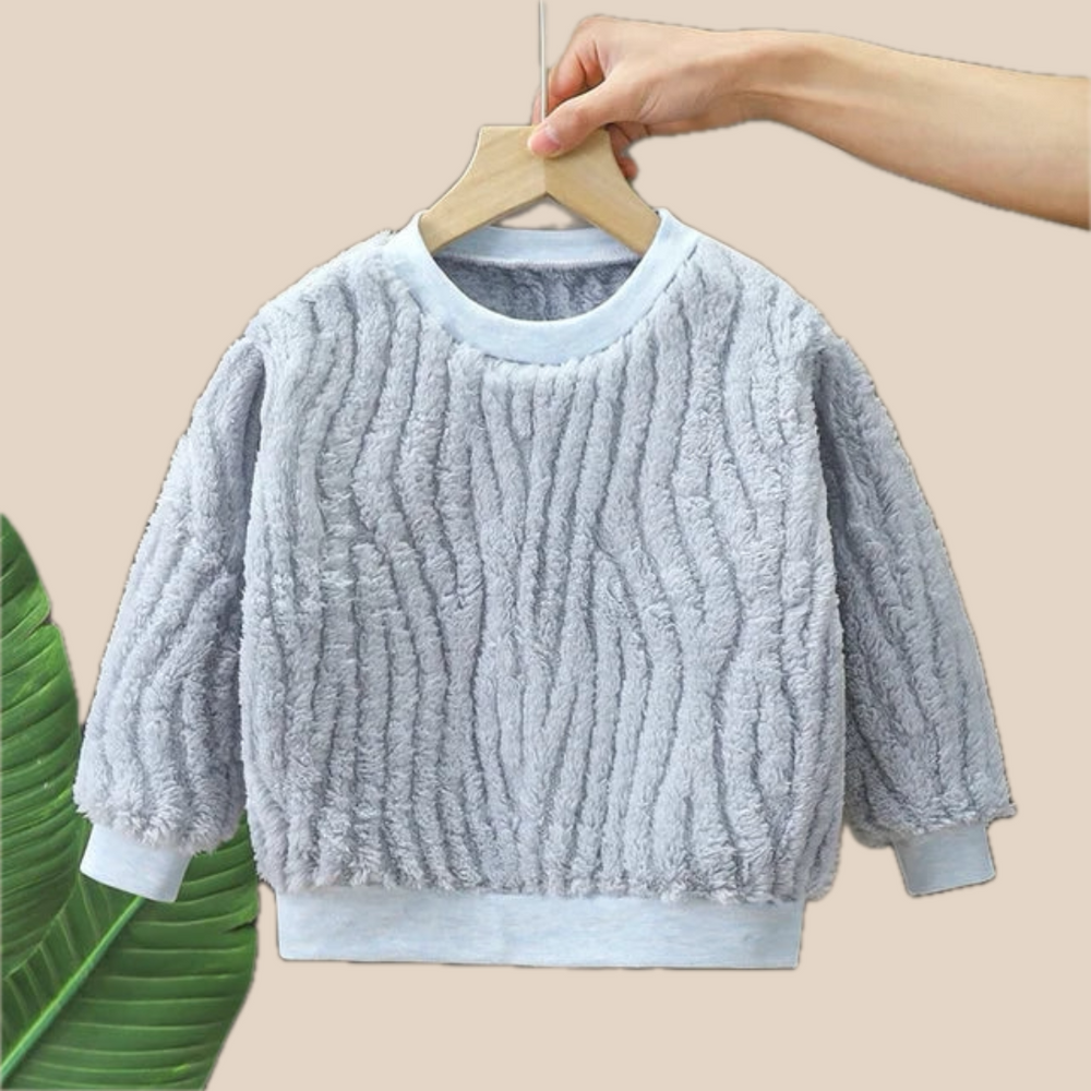 Plyschtröja – Doma Flickor, Rosa/Grön/Blå/Vit, Bomull, Storlek 1–7 år More For Mini