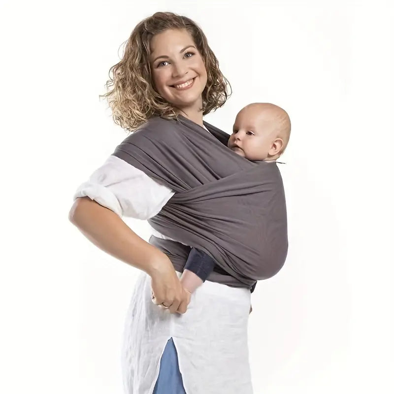 ComfortCarry Baby Draagdoek – Ergonomische Draagdoek met Rugondersteuning en Flexibele Draagposities More For Mini