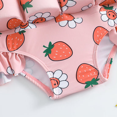 Lunaberry Flytväst Baddräkt Flicka – Rosa Baddräkt med Flythjälp & UV-skydd (2–7 år) – Säker Siminlärning More For Mini