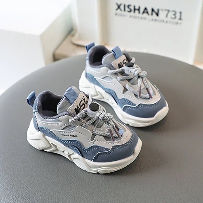 Barnsneakers Storlek 21–28 – Lättviktiga & Andningsbara | Sportskor med Elastiska Skosnören More For Mini